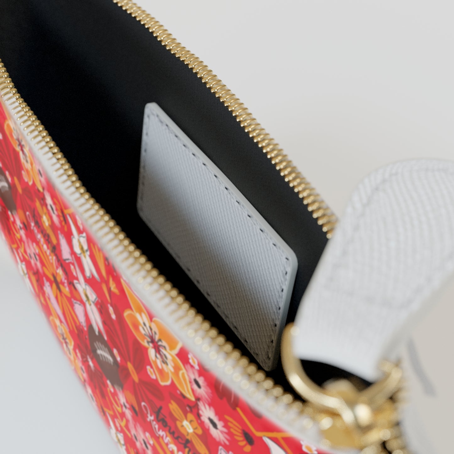 Mini Clutch Bag - Touchdown watercolor Floral