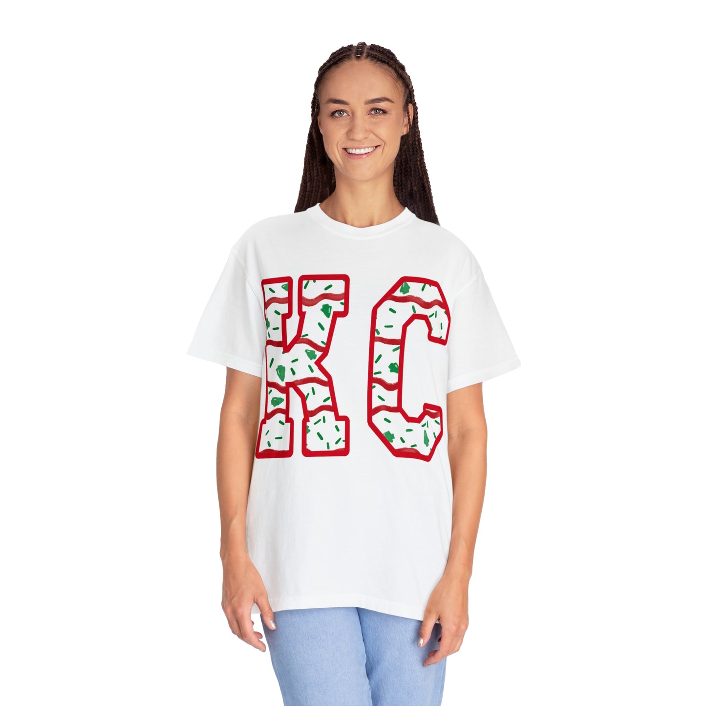 Unisex Garment-Dyed T-shirt - KC Christmas Cake