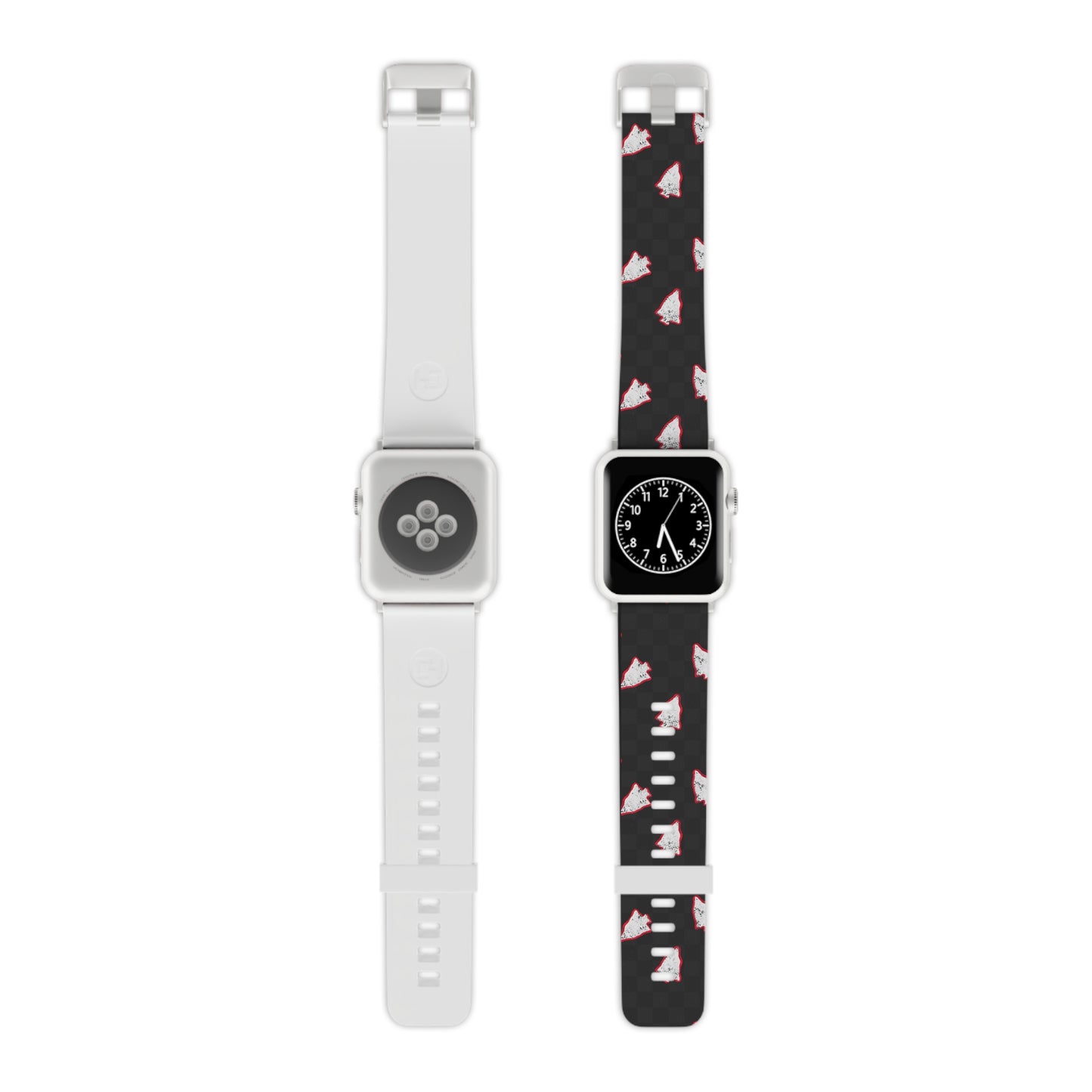 Watch Band for Apple Watch - Black Checkered arrowheads