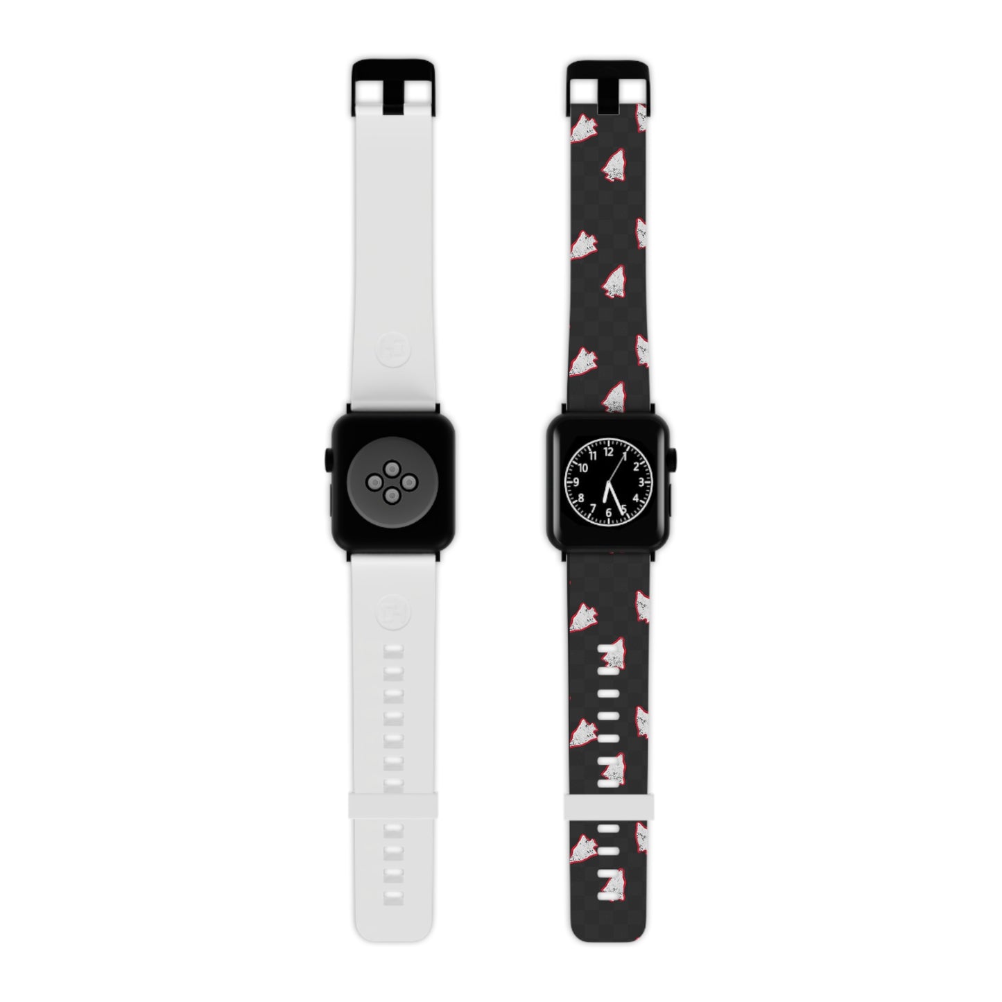 Watch Band for Apple Watch - Black Checkered arrowheads