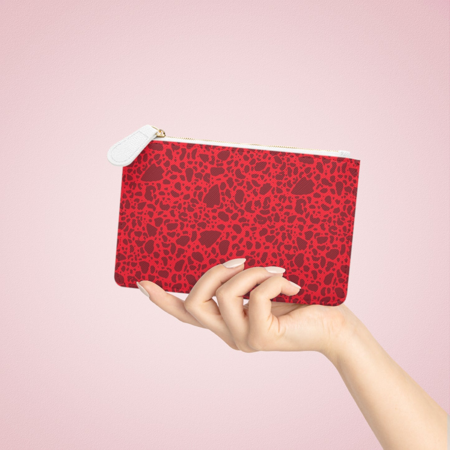 Mini Clutch Bag - Wild Arrowheads {RED}