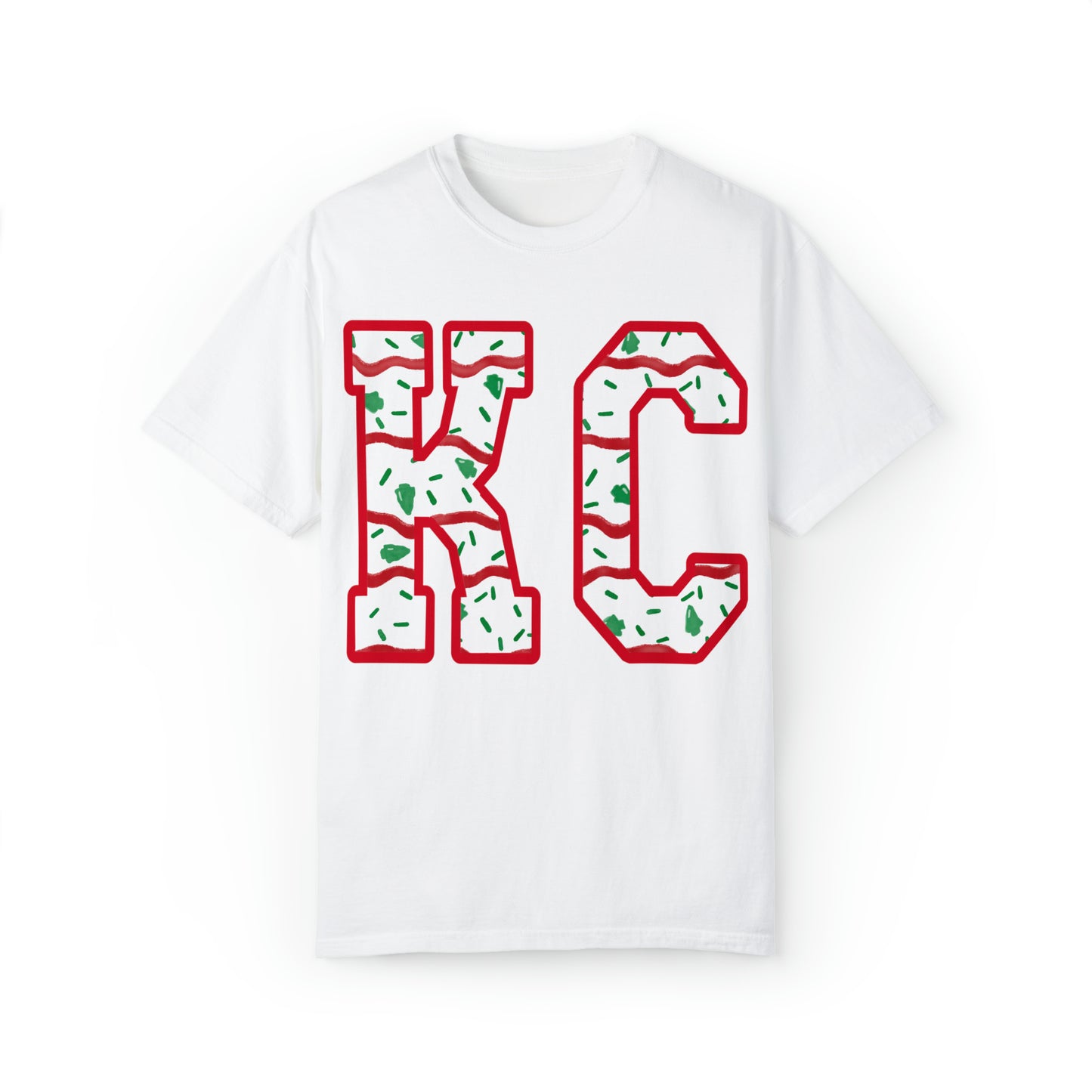Unisex Garment-Dyed T-shirt - KC Christmas Cake