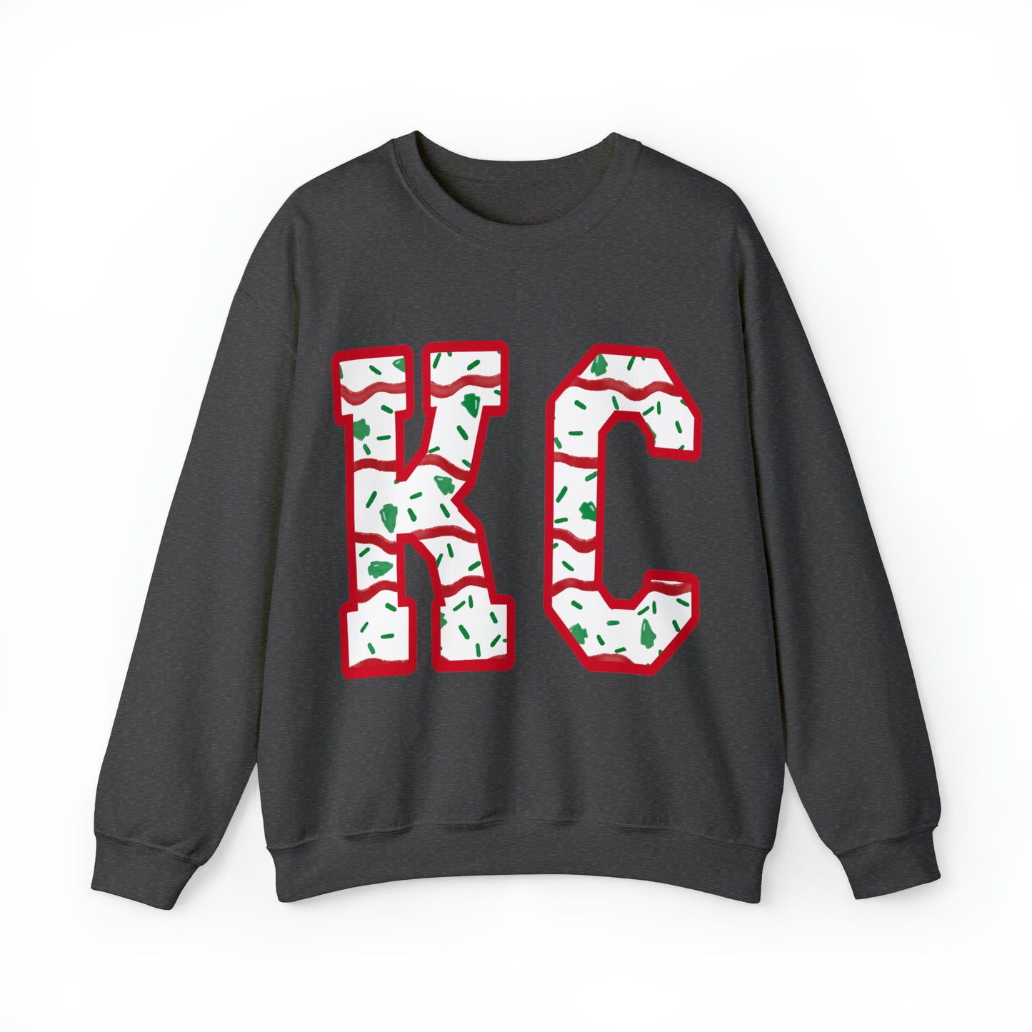 Unisex Heavy Blend™ Crewneck Sweatshirt - KC Christmas cake