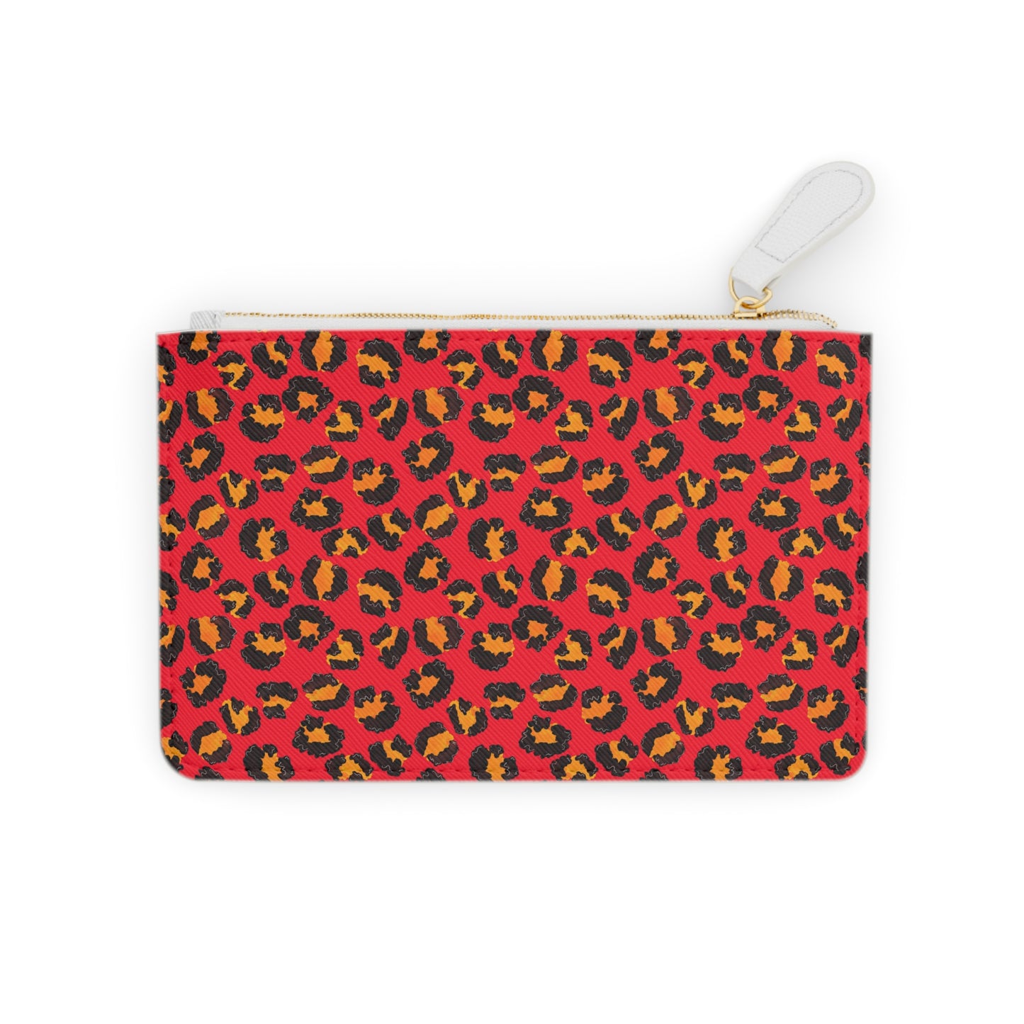 Mini Clutch Bag - Red Leopard