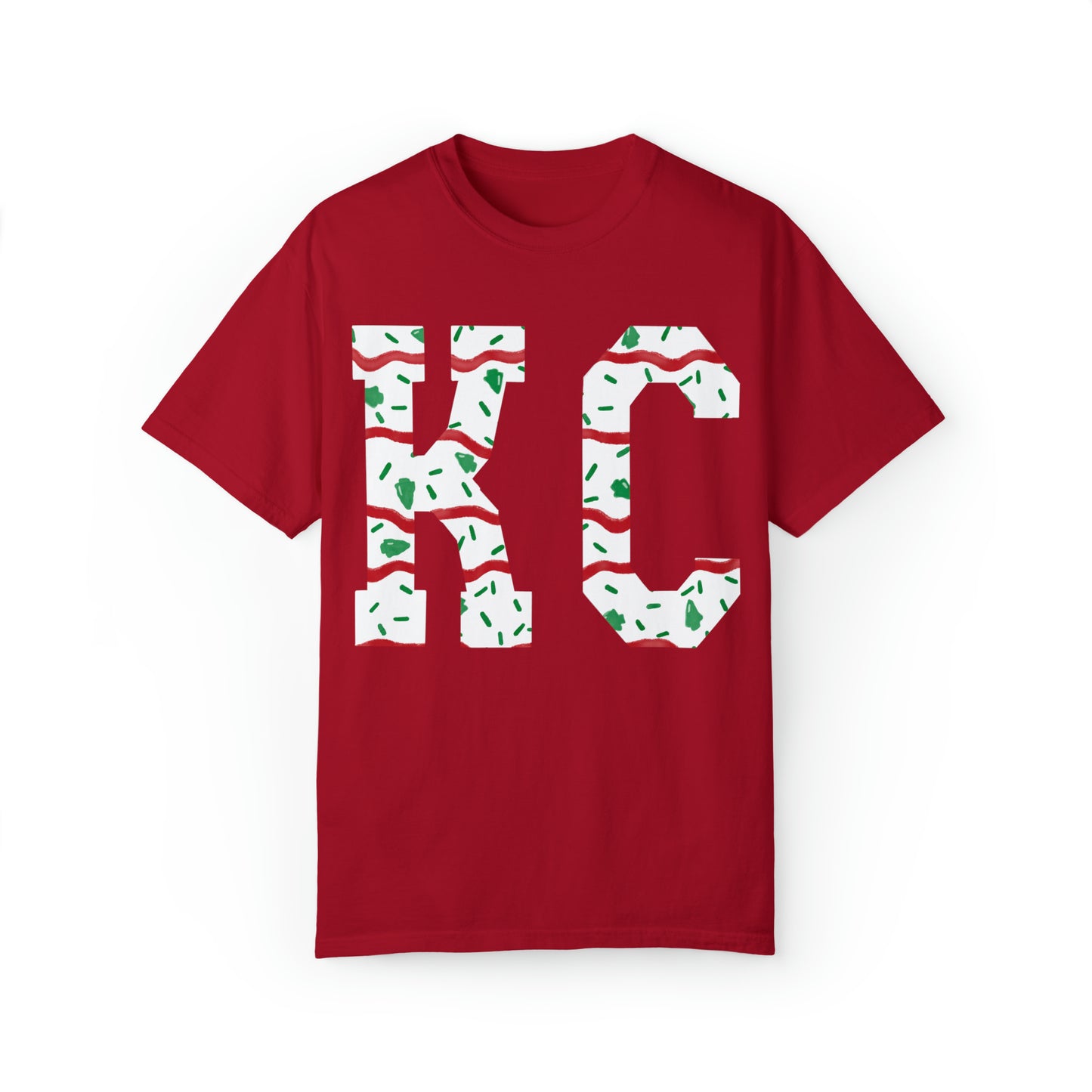 Unisex Garment-Dyed T-shirt - KC Christmas Cake