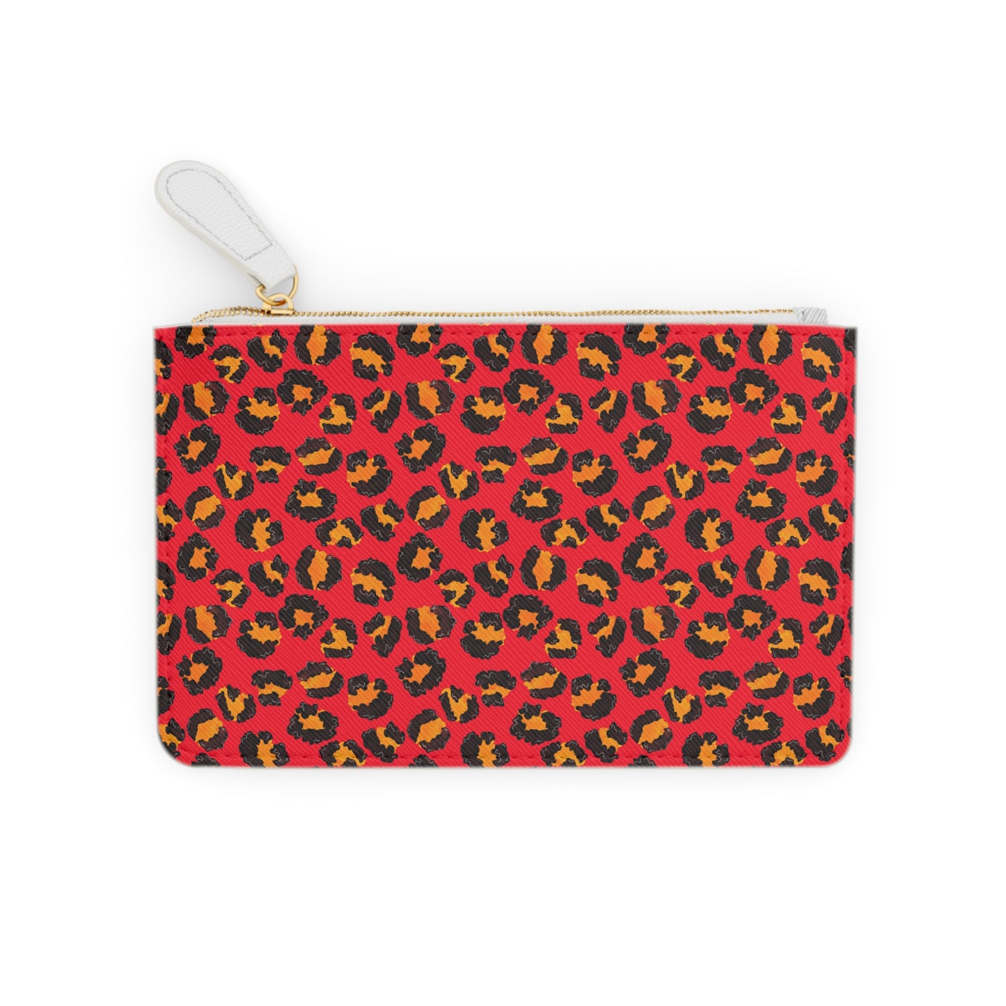 Mini Clutch Bag - Red Leopard