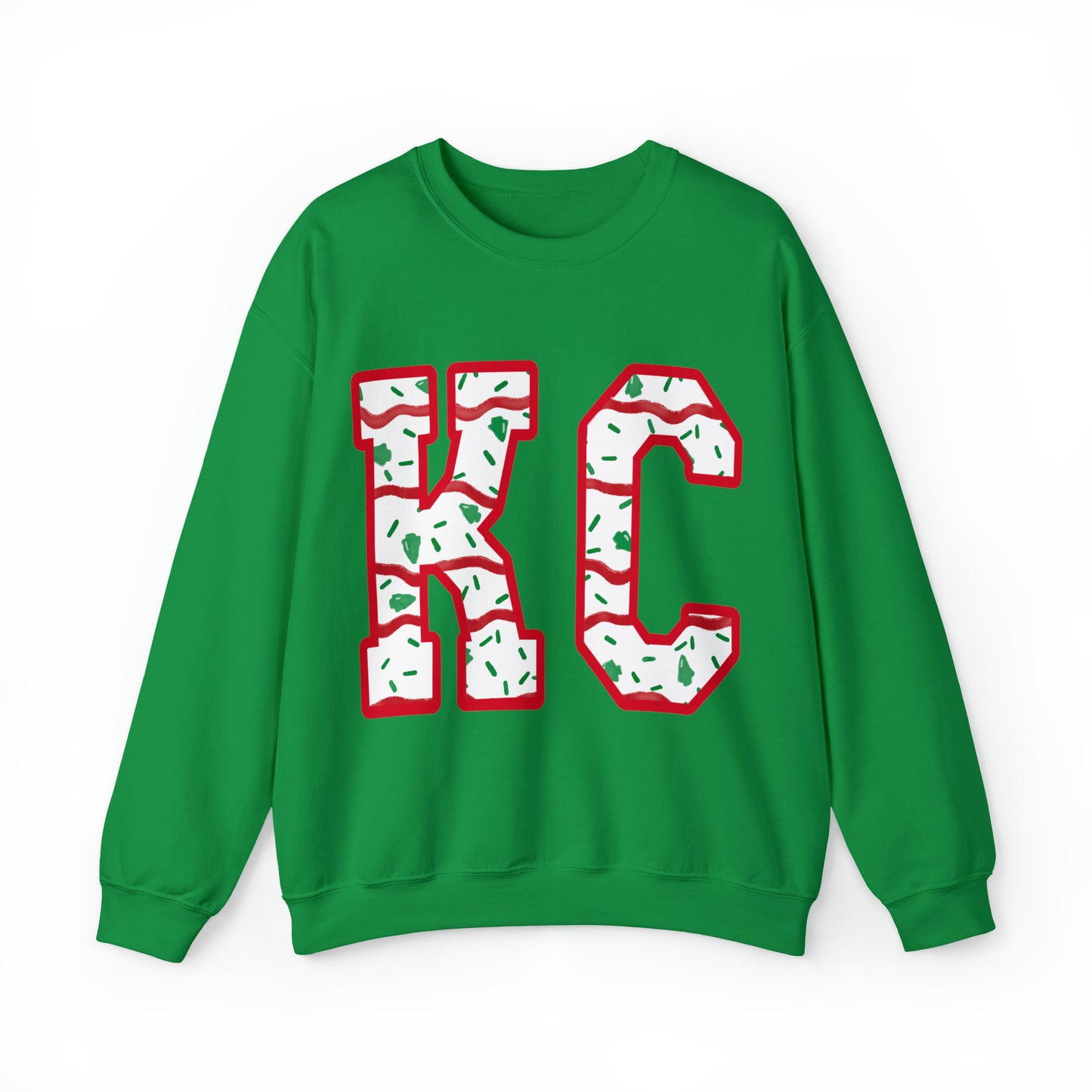 Unisex Heavy Blend™ Crewneck Sweatshirt - KC Christmas cake