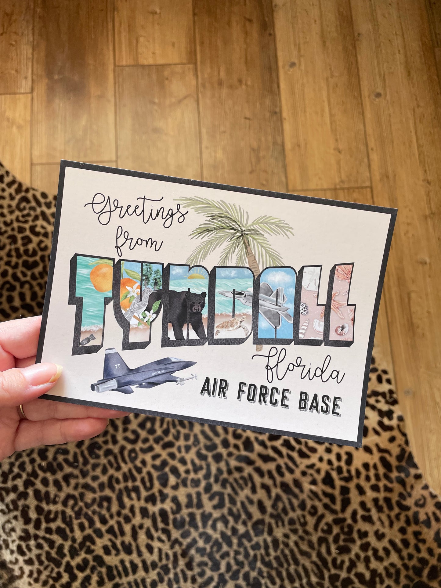 Air Force Base Post Card