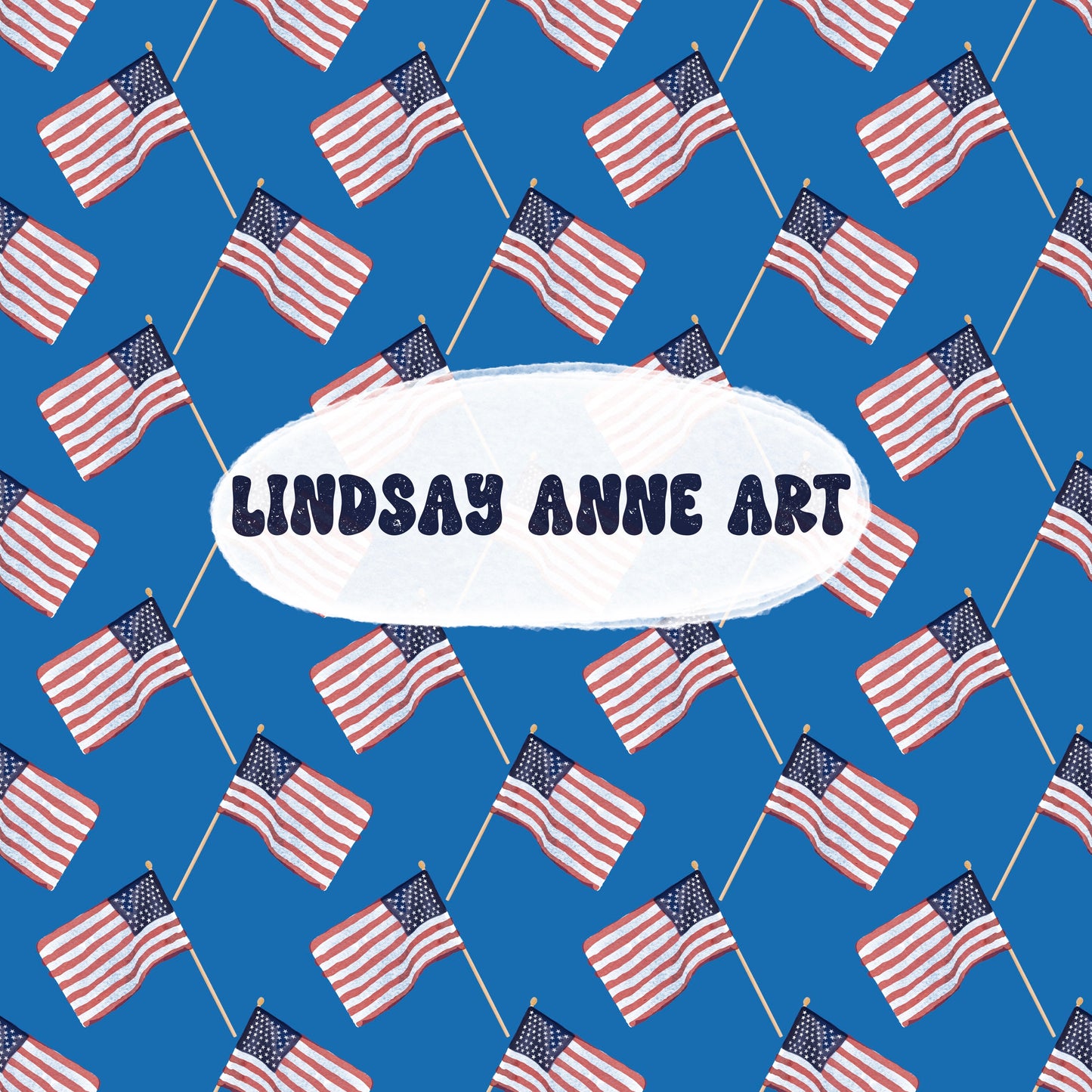 American Flag - blue