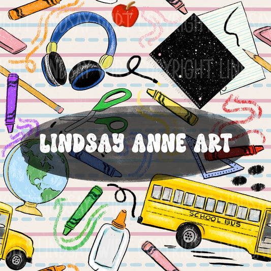Class and Crayons - Vintage paper