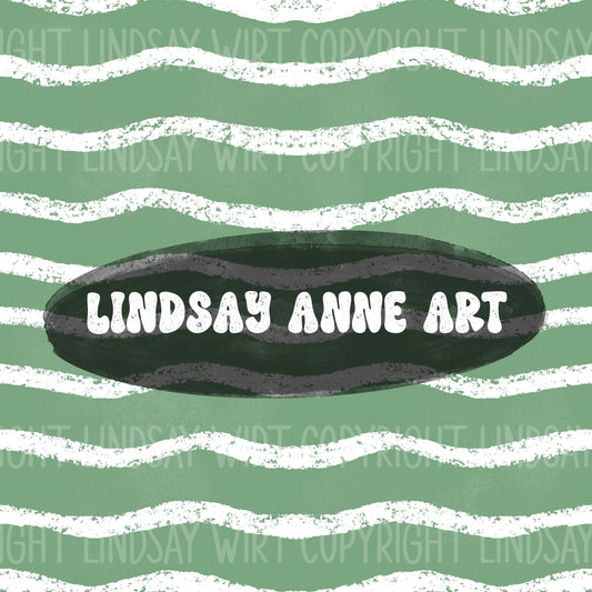 Chalk wavy stripe - chalkboard