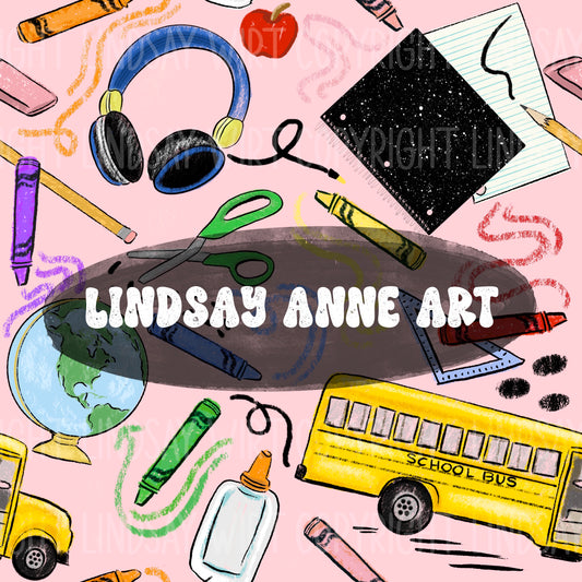 Class and Crayons - Eraser pink