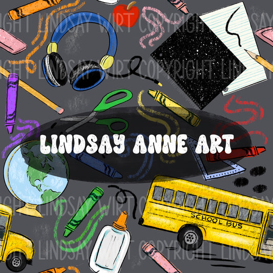 Class and Crayons - Graphite gray