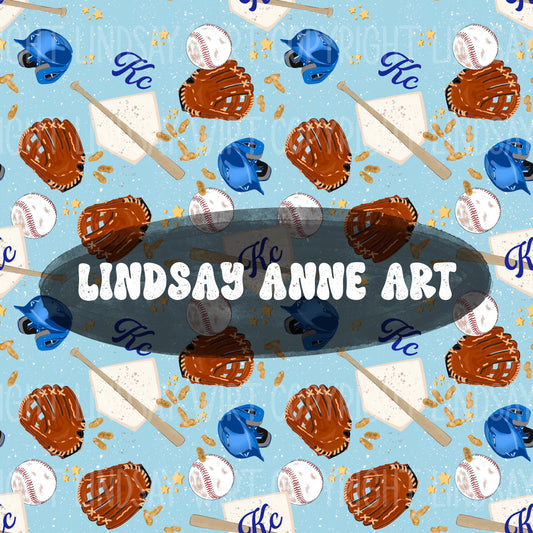 Powder Blue Baseball