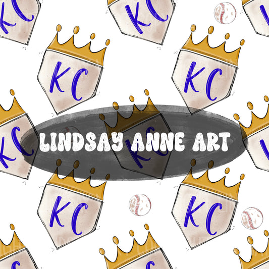 KC base with ball on white