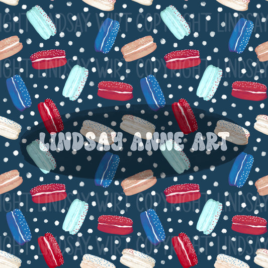 'Mercia Macaroons - blue