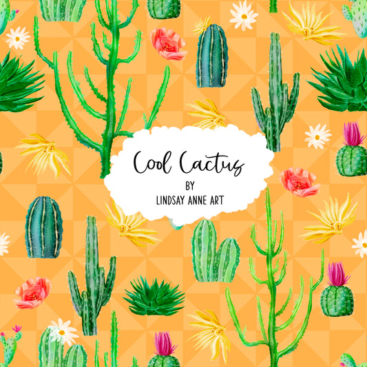 Cool Cactus - orange