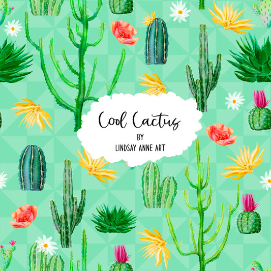 Cool Cactus - mint green