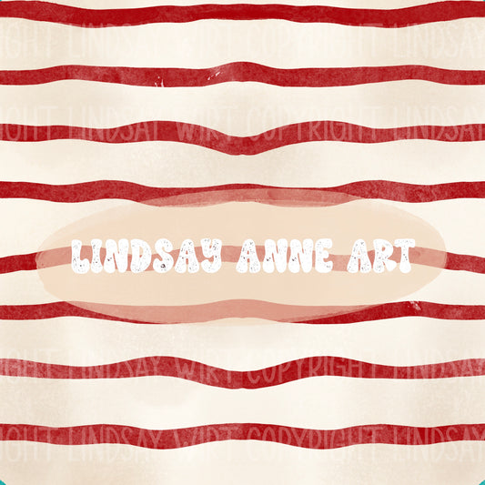 Vintage American flag stripes